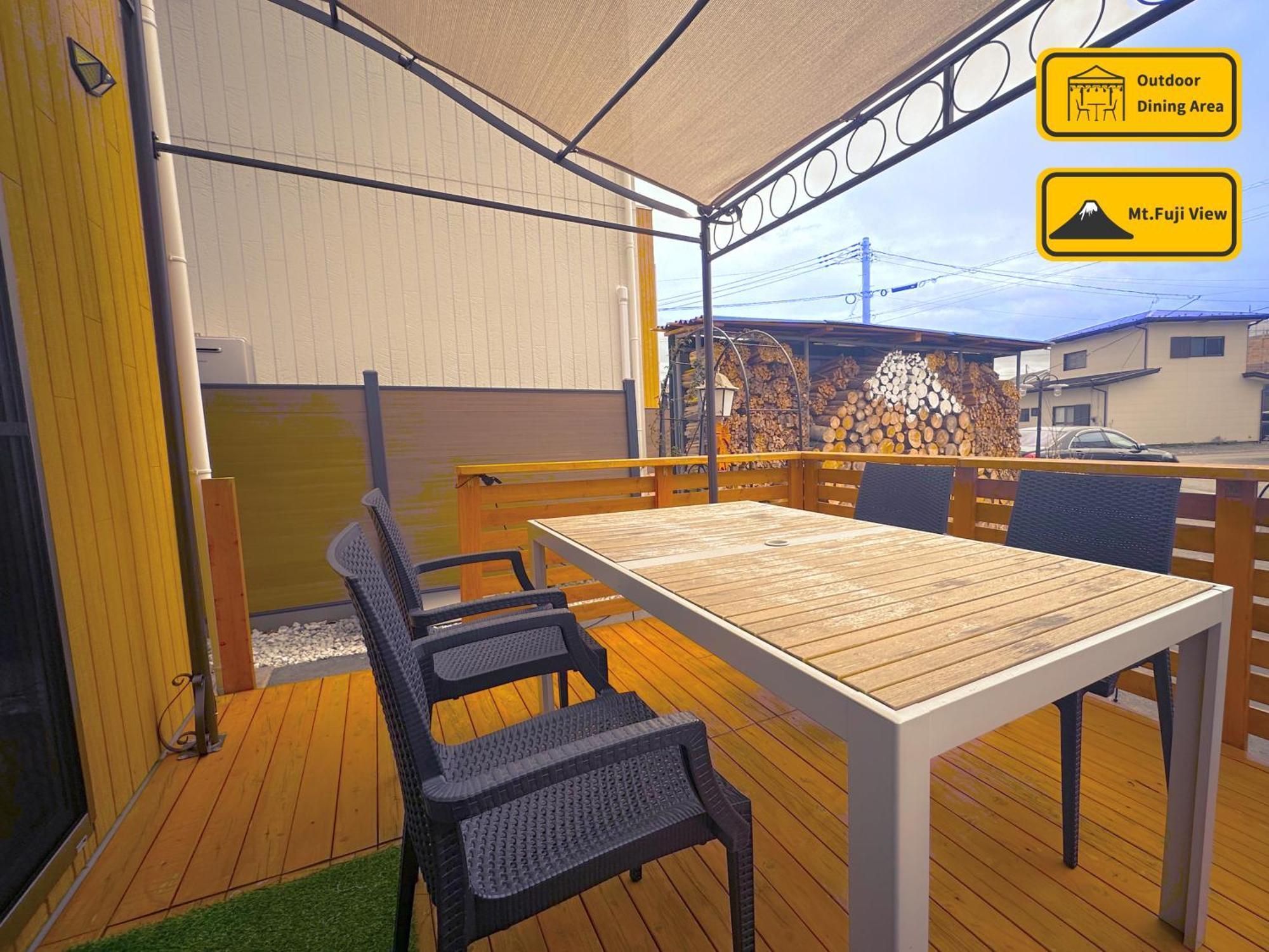 ヴィラ山間堂 Terrace Villa Bbq Bonfire Fuji View Annovillas 후지카와구치코 외부 사진